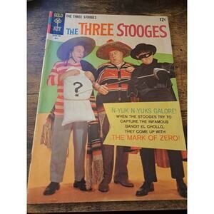 1967 THE THREE STOOGES #34 Zorro satire Comic Book